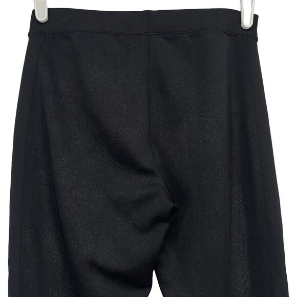 Rock & Republic Women's Stretch Metallic Black Leggings Size M Pull-on Mid Rise - Picture 4 of 10